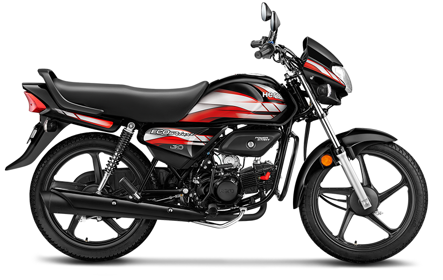 Moto Hero Eco Deluxe Roja Negro